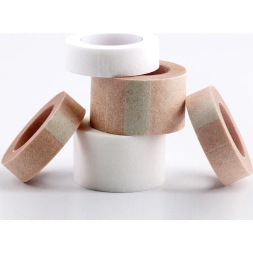 5pcs eyelash isolation tape adhesive tape breathable fixed non-woven fabric hypoallergenic eyelash tape stick