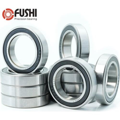 6804 2RS Bearing 20*32*7 mm 10Pcs ABEC-1 Metric Thin Section 61804RS 6804 RS Ball Bearings 6804RS