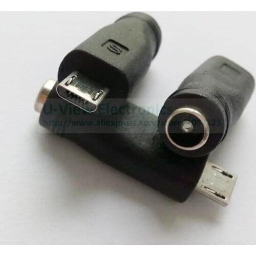 NCHTEK Micro USB Male to DC Power 5.5x2.1mm Female Jack Charge Adpter For Cell Phone & Tablet/Free DHL Shipping/1000PCS