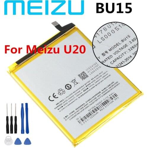 BU15 3260mAh Battery for Meizu U20 U685Q U685C U685M supply tracking number