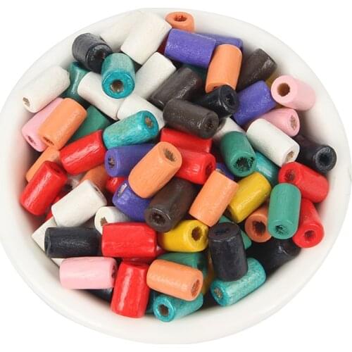 300Pcs Mixed Loose Space Beads For Jewelry Marking Bracelet Charm Needlework Wooden Beads DIY Accessories Jewelry Finding