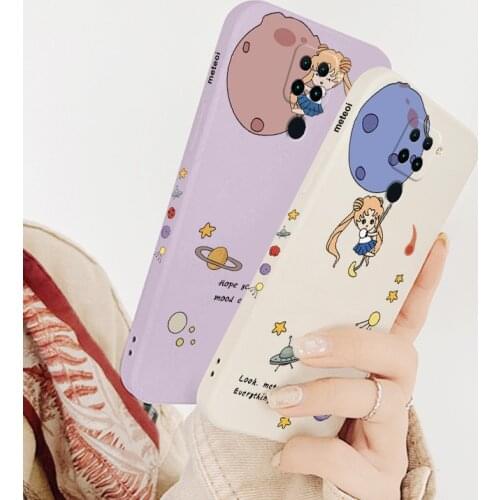 Planet Beauties Phone Case For Xiaomi Redmi Note 10 10S 9T 9 8 7 Pro MAX Redmi 9 9A K40 K40pro K30 K20 Liquid Silicone Cover