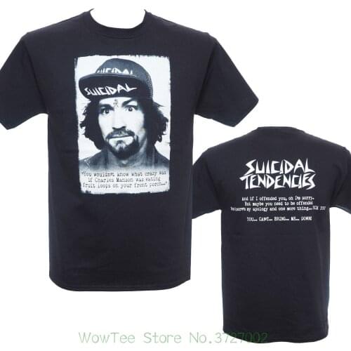 Suicidal Tendencies Charlie Official Licensed T-Shirt S M L Xl 2Xl Fashion New Arrival Simple