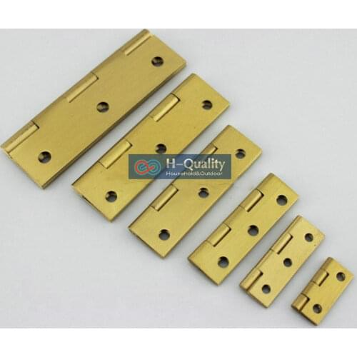 Free Brass Screw 10PC/Lot Beatiful Wire Drawing Surface 3.5 Inch (90MM) Length Solid Fresh Brass Hinge, Antique Brass Door Hinge