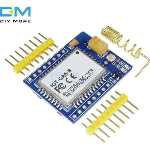 A6 Mini GSM/GPRS Development Quad-band Board SMS Audio Board 5V Replace SIM800L Voice Calls GPRS Data 850 900 1800 1900MHZ