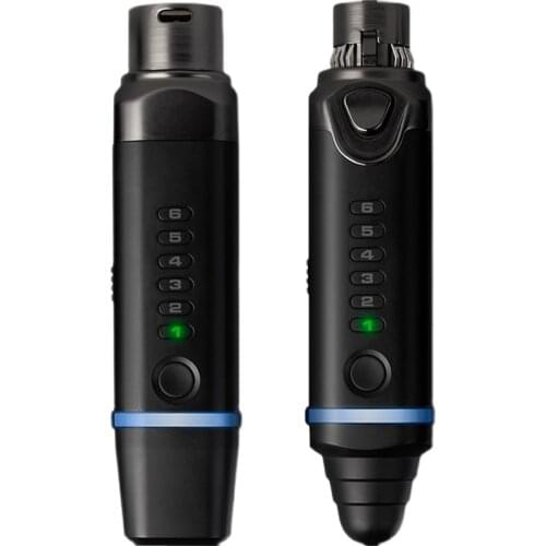 NUX B-4 2.4G Wireless Microphone Mic Transmitter Receiver for Camera Amp Audio Interface Transmission 6 Channels XLR Connection