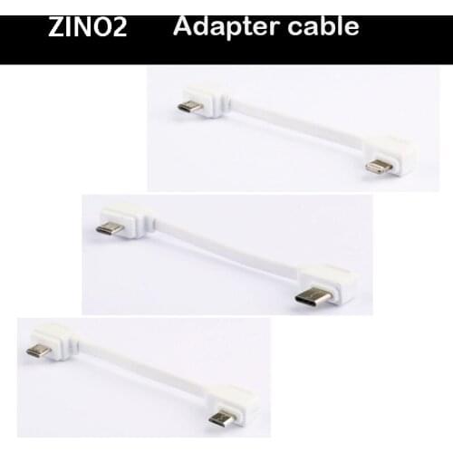 Original Hubsan Zino2 Plus Adapter Cable to IPhone Type C Micro USB Spare Part RC Drone Quadcopter Zino2 Accessory