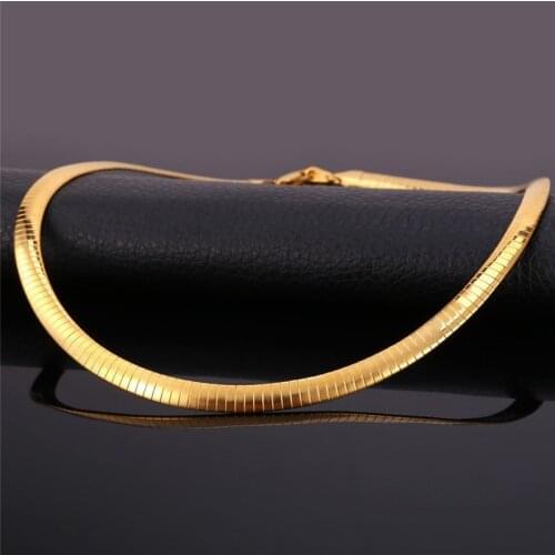 Stainless steel gold necklace women choker chain necklace accessories womens imitation jewelry 2020 on the neck friends punk