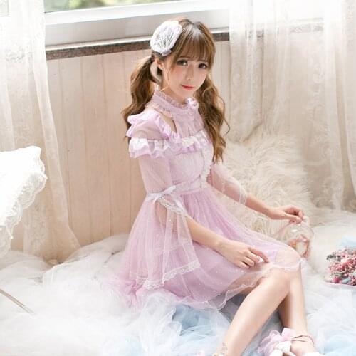 CANDY RAIN Purple dress Mint cake Stacking elements strapless Chiffon Dresses with Style buckle C22CD7183