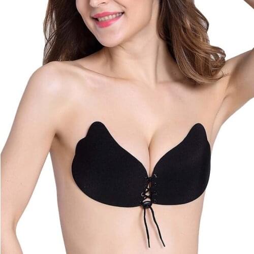 Wedding Backless Bra Self Adhesive Sexy Women Bras Push up Seamless Bra Silicone Wireless Underwear Strapless Sticky Bra