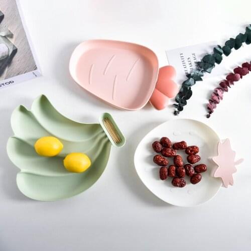 Fruit Tray Fruit Storage Tray Home Table Decoration Ornaments Creative Melon Seed Candy Plate Snack Fruit Bowl