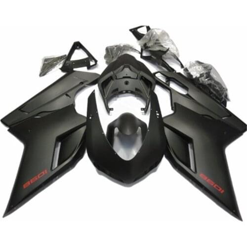 Hot Sales,Full black Cowling For Ducati 848 1098 07 08 09 10 11 year 1098S 1198 sportbike Plastic Fairing Injection molding