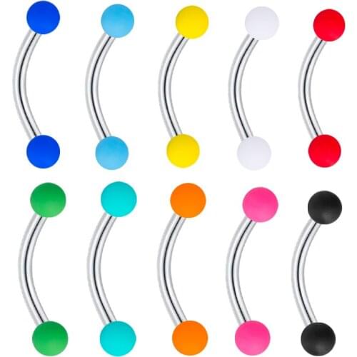 16G 3mm Ball Labret Monroe Lip Ring Tragus Helix Earring Stud Barbell Piercing Jewelry Bar Nose Studs Cartilage Helix Bar Kit