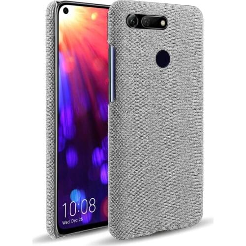 Cloth Cases for Honor View 20 Huawei Honor V20 Case Slim Retro Cloth Hard Phone Cover For Huawei Honor V20 PCT-AL10 PCT-TL10