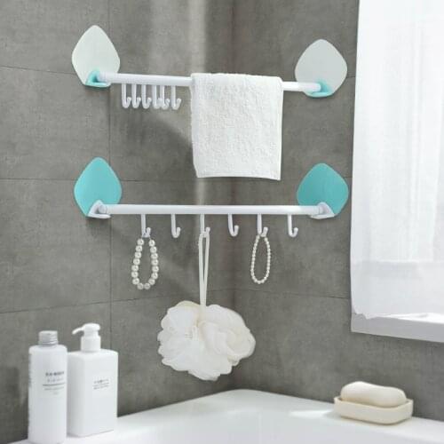 VEHHE New Strong Adhesive Wall Door hanger Hooks clothing bags towels brush Hanger Bathroom Kitchen Multi-function Hooks