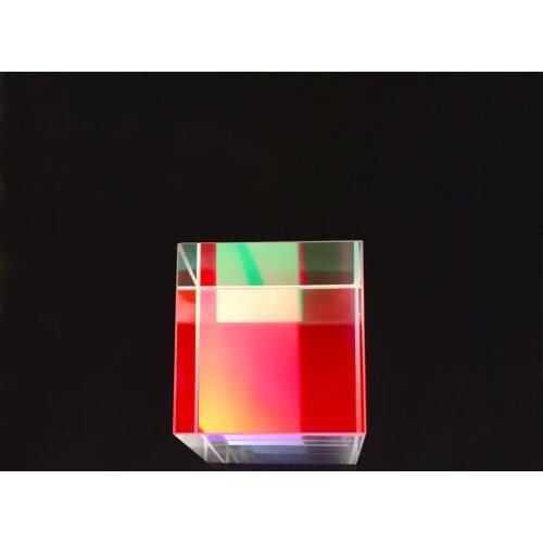 Large Color Prism Six-sided Bright 50mm Cube Creative Photography Photo Optical Experiment