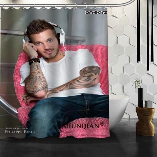 Custom M Pokora Shower Curtain Modern Fabric Bath Curtains Home Decor Curtains More Size Custom Your image