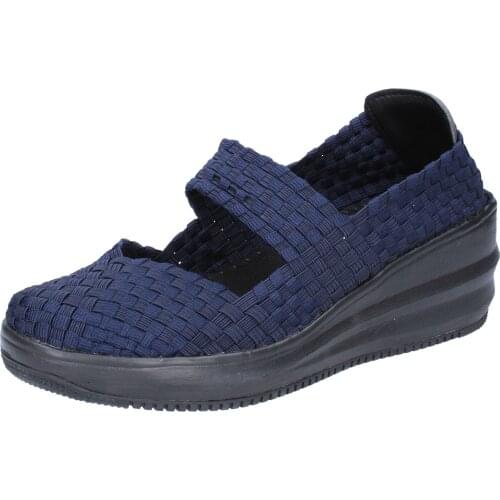 CRISTIN ballet flats woman blue fabric