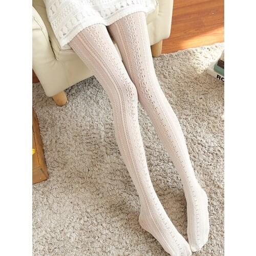 1 pair Cute high mesh stretch pantyhose Lolita Japanese skirt socks