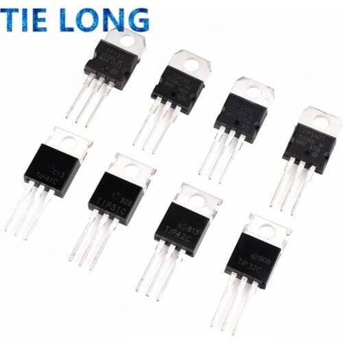 10PCS TIP102 TIP120 TIP122 TIP127 TIP142 TIP147 LM317T TIP31C TIP32C TIP41C TIP42C Transistor TIP142T TIP147T