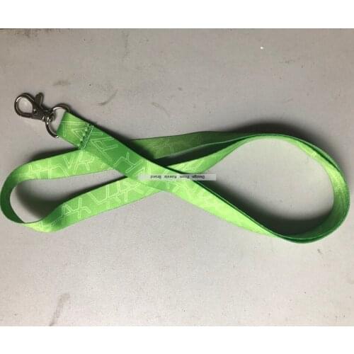 15MM Lemon Green Polyester Lanyards Custom Logo Print Cheap Gift Lanyards For Badge holders
