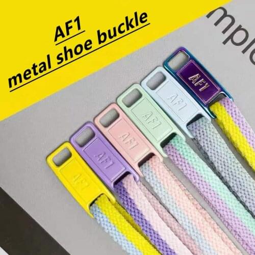 2pcs/pair Shoelace Buckle Metal Shoelaces AF1 Shoelaces Buckle Accessories Metal Lace Lock DIY Sneaker Kits Metal Lace Buckle