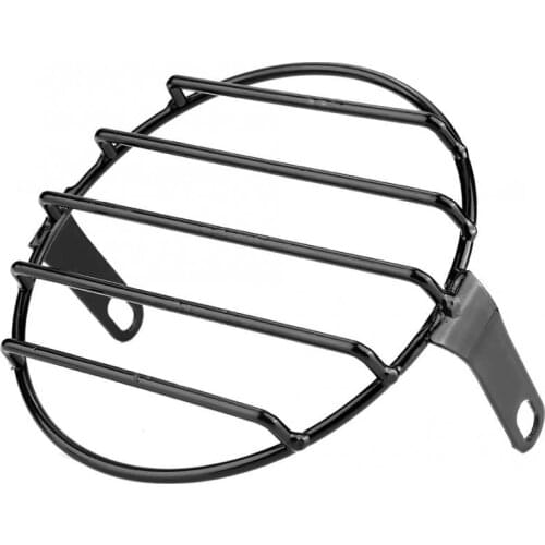 5.75inch Iron Black Retro Motorcycle Headlight Headlamp Grill Round Cover Mask Motorcycle casing