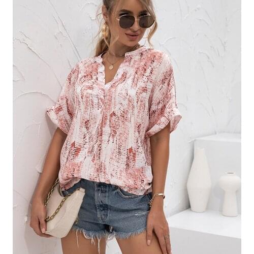 Short Sleeve T-shirts Women Tie Dye Vintage Tops Loose Lady Harajuku Women Tops Fashion Pullover Vintage Clothes Wholesale 2021