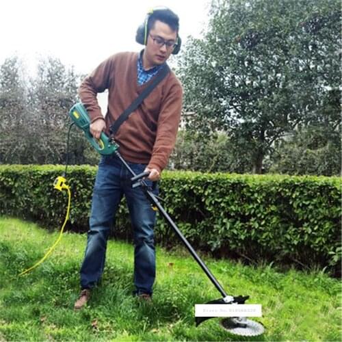 GT-528TR Electric Lawn Mower Portable Grass Trimmer Multi-function Garden Tools Household Weeding Machine 220V 1600W 12000RPM