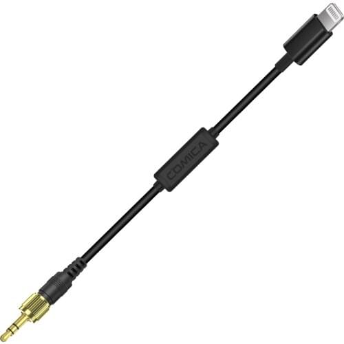 COMICA CVM-DL-SPX(MI) 3.5mm TRS to Lighting Interface Audio Output Cable