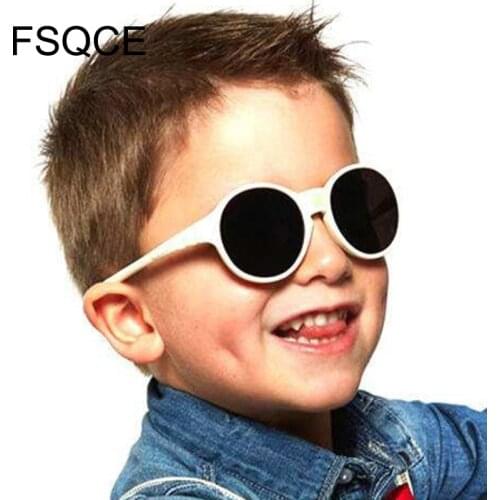 Classic Round Childrens Sunglasses Candy Color Kid Concave Shape Personality Baby Lovely Glasses Frames