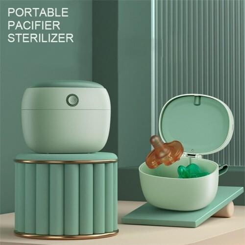 Mini UV Sterilizing Box Pacifier For Newborn Baby Nipple Professional Disinfection Health Care Sets Baby Hygiene Kit Tools
