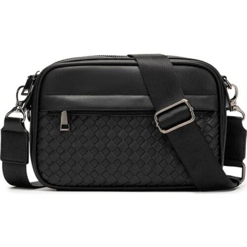 Fashion Waterproof Leather Mens Shoulder Bag Messenger Bag For Men Travel Crossbody Bags Small Handbags Fashion Male Clutches