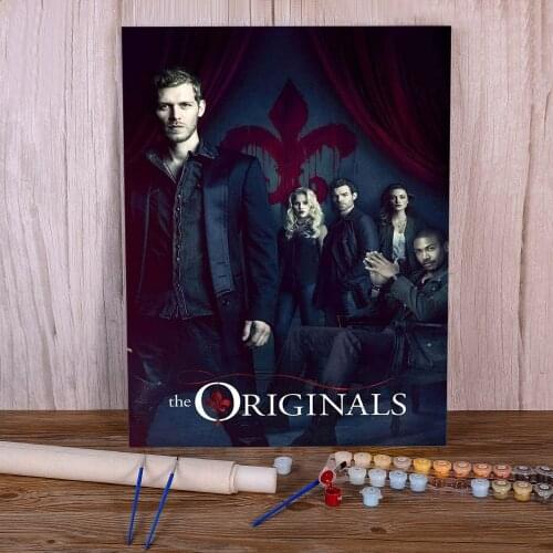 The Vampire Diaries Paint By Numbers Complete Kit Acrylic Paints 40*50 Picture By Numbers Photo Loft Picture Handiwork