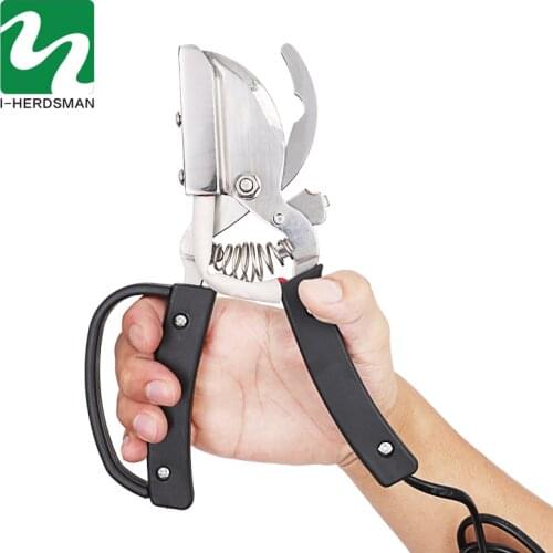 Heating Tail Clamp Cutter Tail Clamp Piglets tail cutting pliers Cutting Docked Tail Plie rFor Pig Sheep Goat Farm Equipment