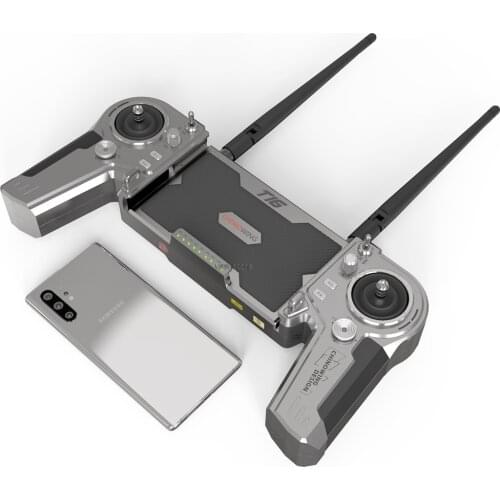 T16 Handheld Ground Control Station 22CH FPV Portable support 5-10inch mobile phones support Android OR For UAV RC Drone
