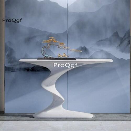 Prodgf 1Pcs A Set Luxury Sea Wave Feeling Corner Console Table