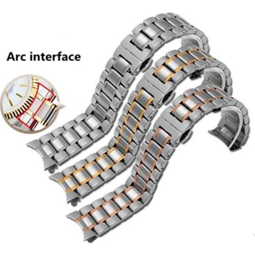 New Men and Women Watch Band Solid Stainless Steel Bracelet Fit L2.628.4 19|20|21mm fashion strap