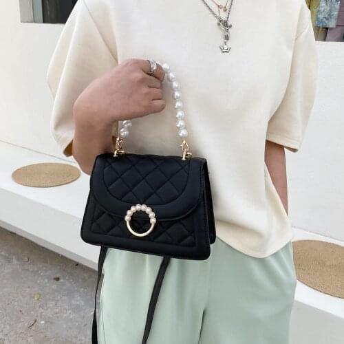 Luxury Designer Handbag PU Leather Small Crossbody Bags for Women 2021 Summer Lady Daily Shopper Shoulder Female Brand Purses