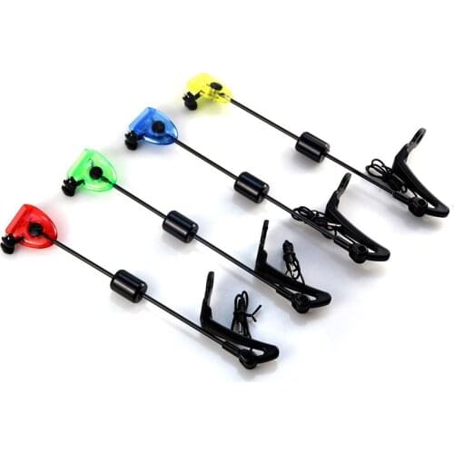 Fishing Swinger Set Fishing Swinger Set Bite Alarm Hanger Swinger 4 Colors LED Illuminated Indicator Carp Fishing Tackle In Zipp