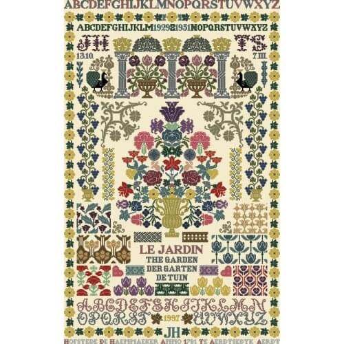 Cross stitch Handmade 14CT Counted Canvas DIY,Cross-stitch kits,Embroidery Mysterious Peacock Garden Puzzle 72-108