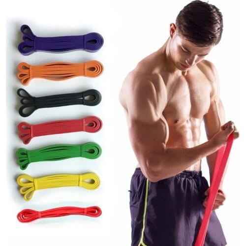 Strength Training Fitness Resistance Band Exercise Strength Equipment Highly Elastic Natural Latex Band Training Expander Unisex