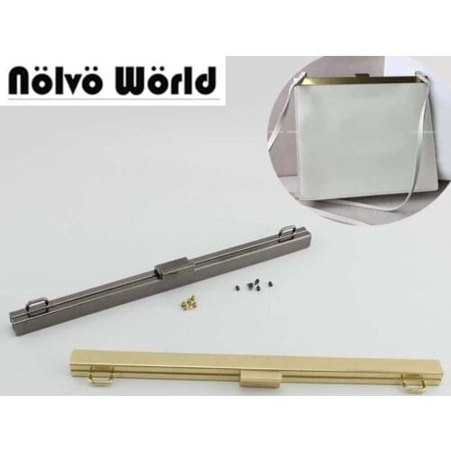 1-5sets 23cm 9 inch Antique Gold/Antique Silver Metal Purse Frame purse frame,Newest Arrival Big Bags Lock Frame With Magentic