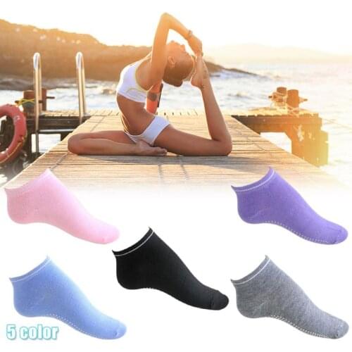 1Pairs/3Pairs Women Fitness Cotton Gym Sports Socks Non Slip Massage Yoga Pilates Socks Calcetines Antideslizantes Yoga Mujer