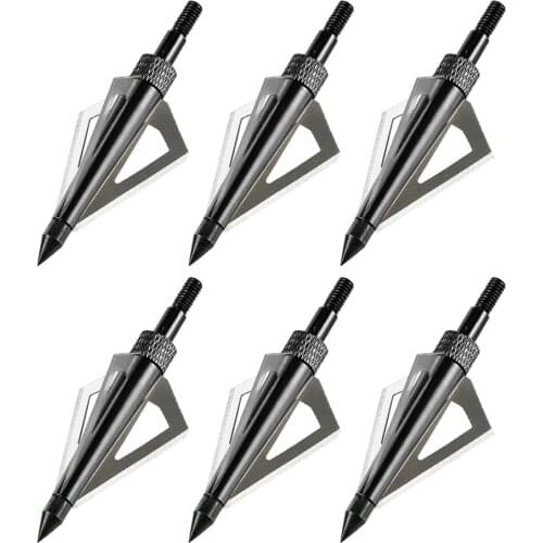 RU Stock Toparchery Arrowhead 125 Grain Crossbow Broadhead 3 Blade Mechanic Hunting Broadheads For Archery Hunting Shooting