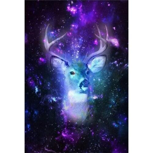 5D DIY Full Round/Square Diamond Painting Cartoon Animal Deer 3D Embroidery Cross Stitch Rhinestone Mosaic Home Decor Art YC1043