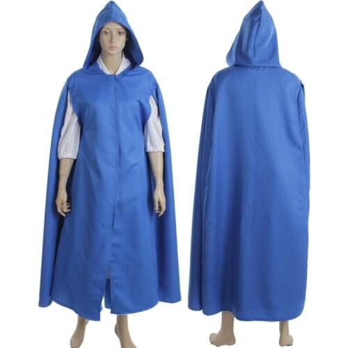 Anime Girl And Beast Cosplay Maid Belle Costume Adult Women Role-Playing Village Clothing Halloween Princess Dress