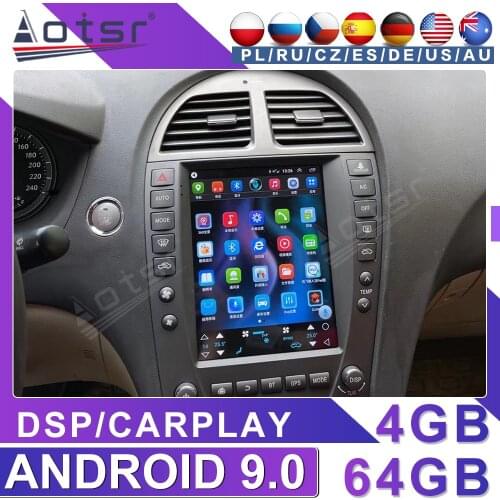 Android Car Multimedia Video Audio Radio Player For Lexus ES ES240 ES300 ES330 ES350 2006 - 2012 GPS Navi Tesla Style Head Unit