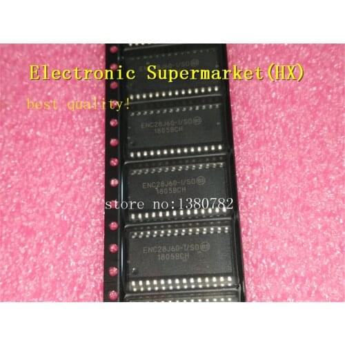 Free Shipping 50pcs/lots ENC28J60-I/SO ENC28J60 SOP-28 New original IC In stock