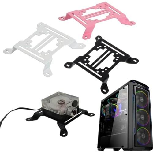 PC Water Cooling Pump Radiator Support Holder Arched Drainage Tank Reservoir Mount Bracket Stand Heatsink Fan Holder